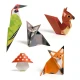 Origami Les Djeco lesní zvířátka z papíru