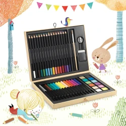 Výtvarný kufřík s obalem na vybarvení