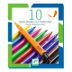 Oboustranné štětcové fixy Klasické barvy 10 ks