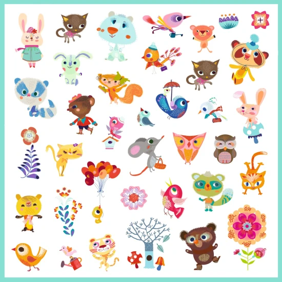 Samolepky: Malí kamarádi (160 ks)