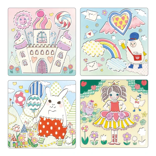 Kreslení podle šablony Kawaiiland