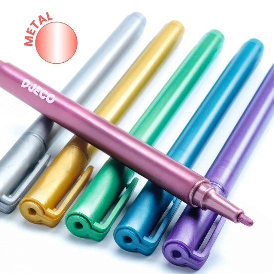 Metalické fixy 6 ks
