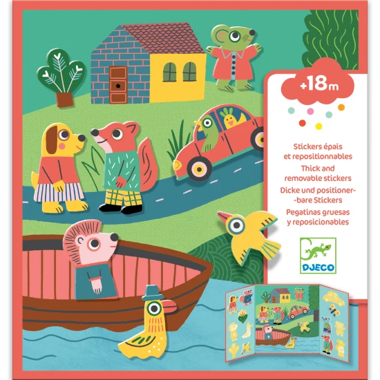 Odnímatelné samolepky: Zvířátka