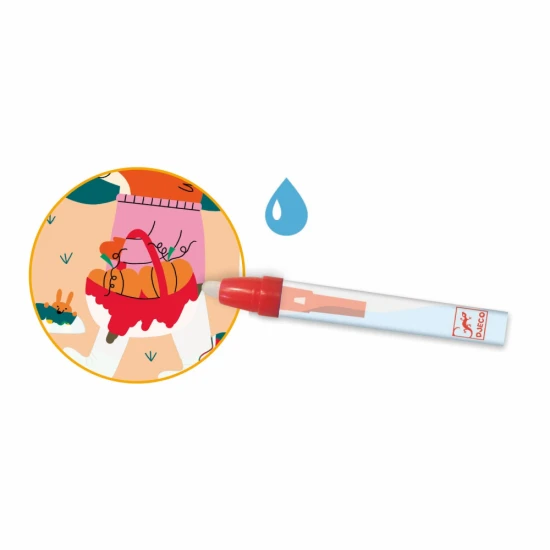 Malování vodou 4 roční období Djeco – barvení s vodou pro děti