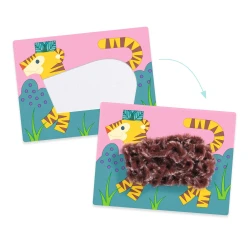 S kloboučky Tvoření s vlnou a suchým zipem