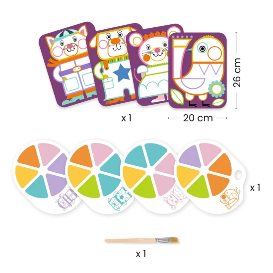 Paletové malování Baculaté tváře pro děti – kreativita bez nepořádku, malování s paletami pro malé umělce.