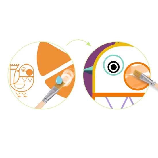 Paletové malování Baculaté tváře pro děti – kreativita bez nepořádku, malování s paletami pro malé umělce.