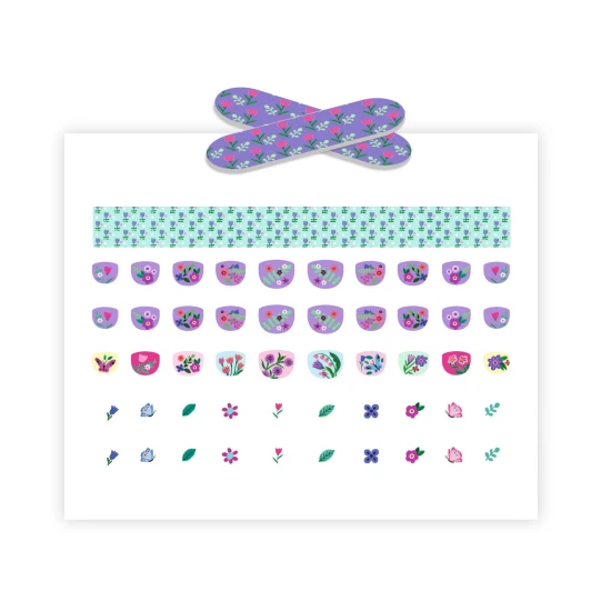 Malé kvítky: Nálepky na nehty