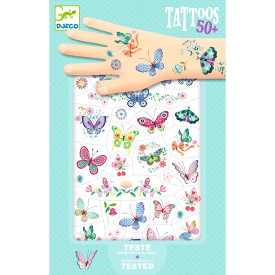 Dočasná tetování Třpytiví motýlci