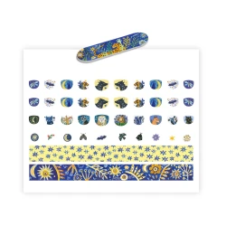 Odrazy měsíčního svitu: Nálepky na nehty