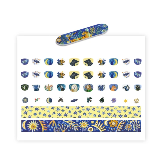 Odrazy měsíčního svitu: Nálepky na nehty