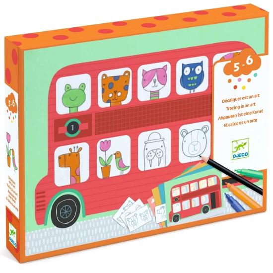 Obkreslování přes pauzovací papír Zvířátka rozvíjí fantazii a tvůrčí myšlení dětí.