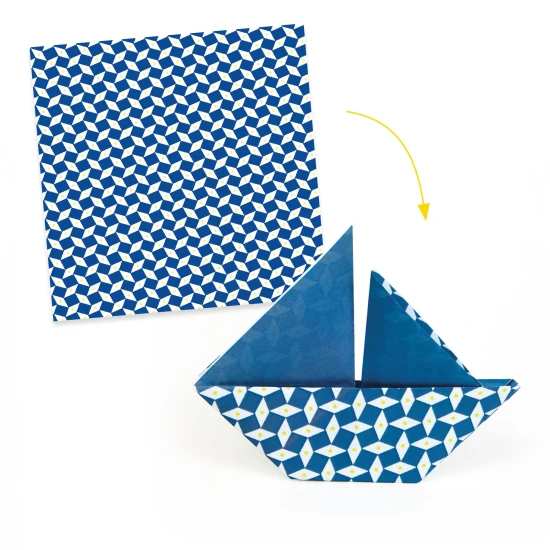 Barevné papíry na origami Natsu 100 ks