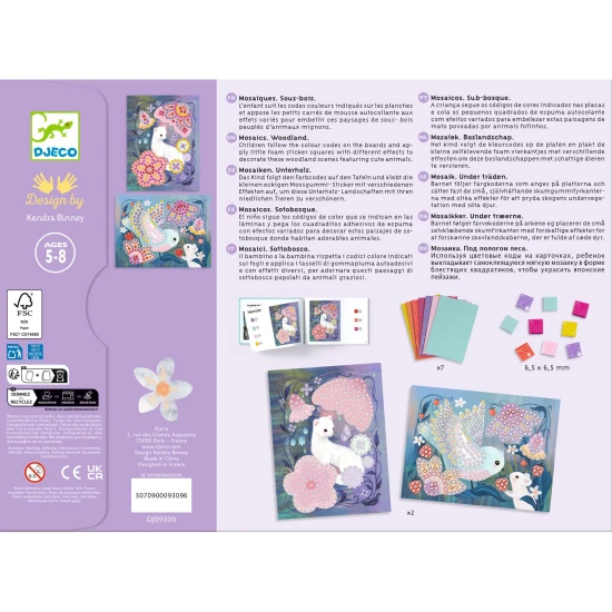 Pěnová mozaika Les Tvoření podle čísel