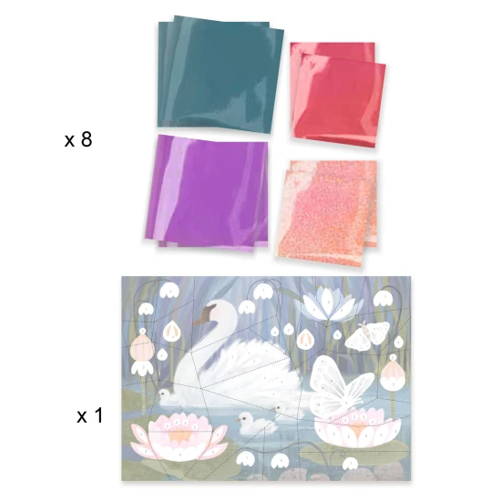 Fluffy box: velká kreativní sada 6 aktivit