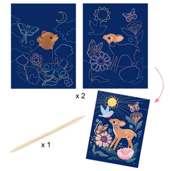 Fluffy box: velká kreativní sada 6 aktivit