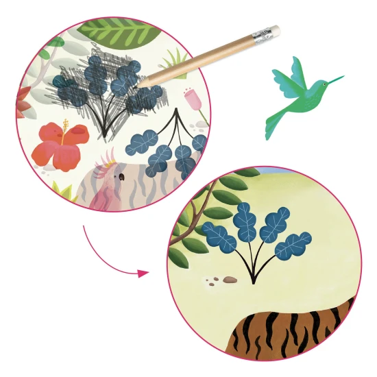 Bujná divočina podle Henriho Rousseaua