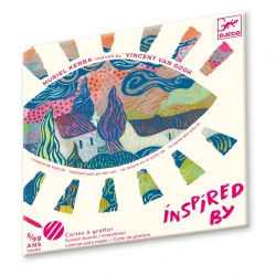 Vyškrabovací obrázky podle Vincenta van Gogha