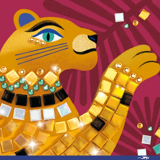 Mozaika Z hloubky džungle Tvorba podle čísel