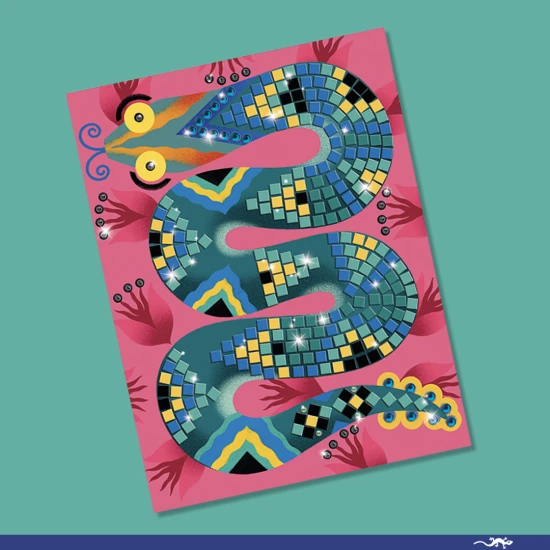 Mozaika Z hloubky džungle Tvorba podle čísel