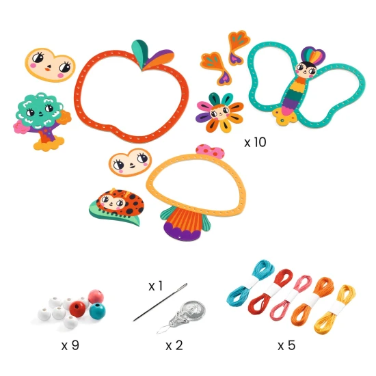 Artistic String art: Zahrada (tkaní)