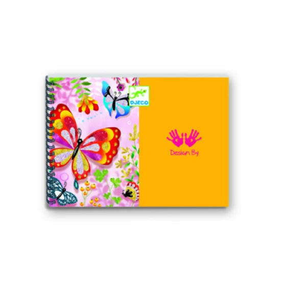 Zábavné tvoření se třpytkami: Motýli v třpytivých barvách pro děti