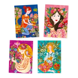 Tvoření s třpytkami Květinové dívky