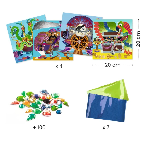 Tvořivá sada Piráti s diamanty