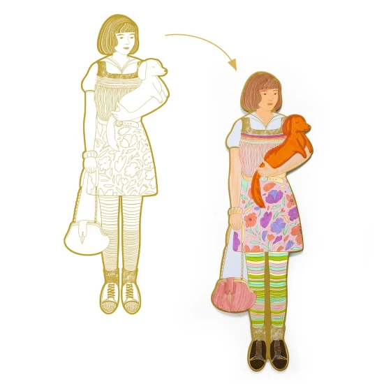 Velké omalovánky Scout a kamarádky