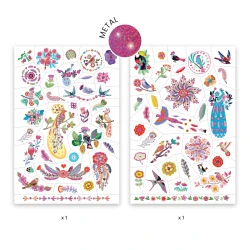 Dočasné tetování: Ptáčci 50+ ks