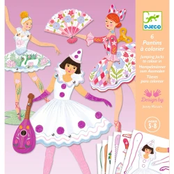 Papírové figurky Tanečnice