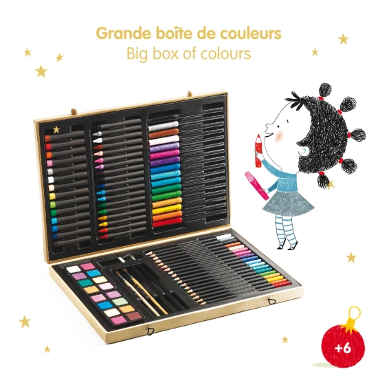 Velká umělecká sada na malování a kreslení