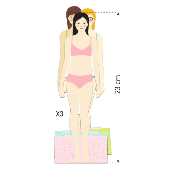 Papírové panenky: Mega šatník