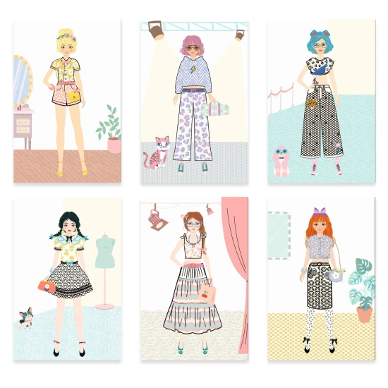 Kreativní sada Navrhni si módní kolekci Trendy