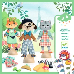 Koláž Bonjour Paris Koláž Bonjour Paris