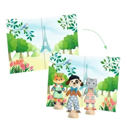 Koláž Bonjour Paris Koláž Bonjour Paris