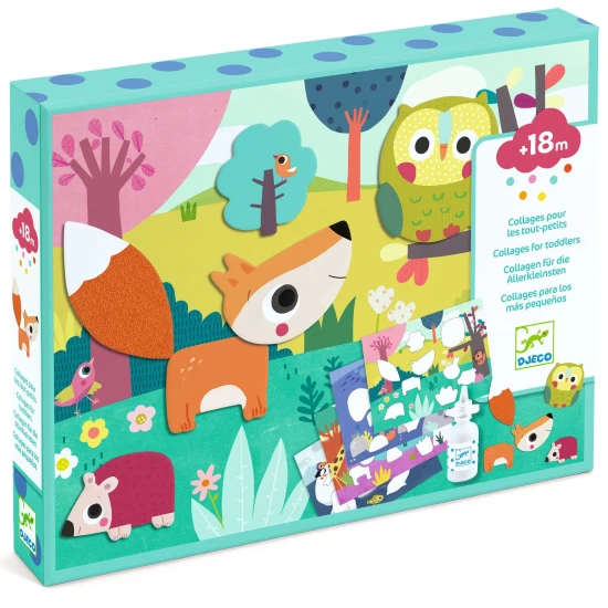 První koláž pro nejmenší Zvířátka