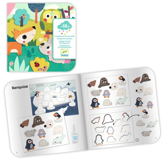 První koláž pro nejmenší Zvířátka