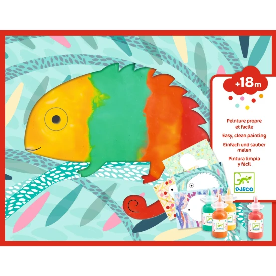 Prstové barvy Vytlač a rozetři