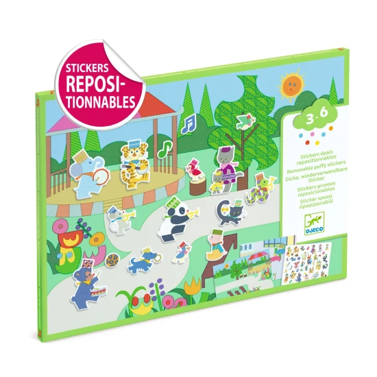 Odnímatelné samolepky Hudební průvod