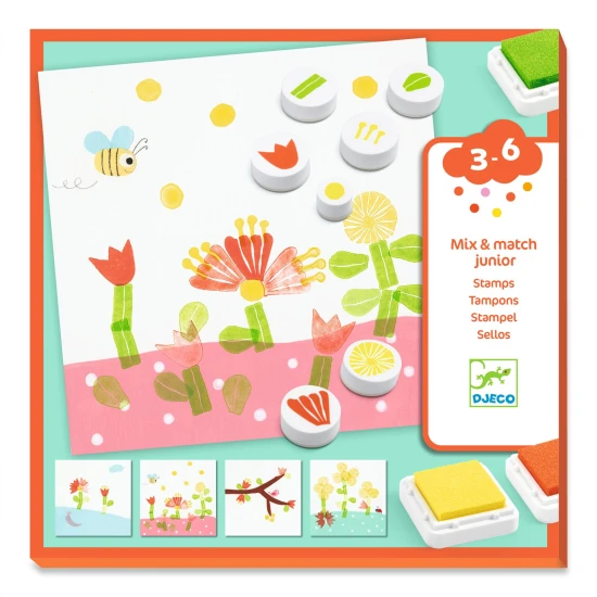 Kreativní sada s razítky Květy