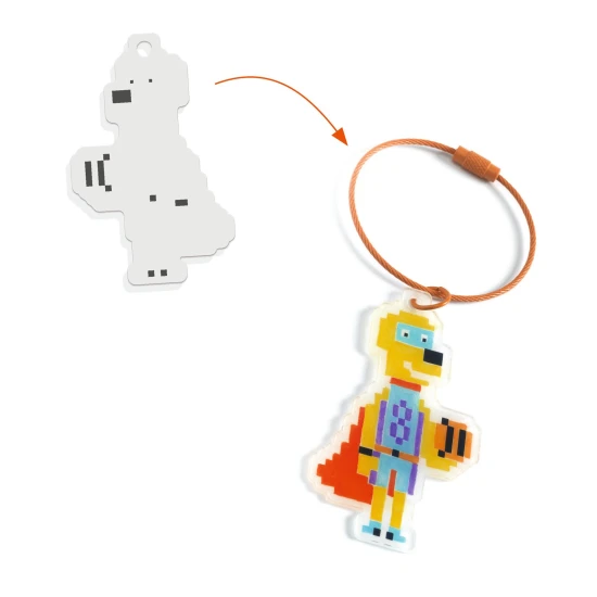 DIY Vyrob si sám Hrdinové Pixel Art