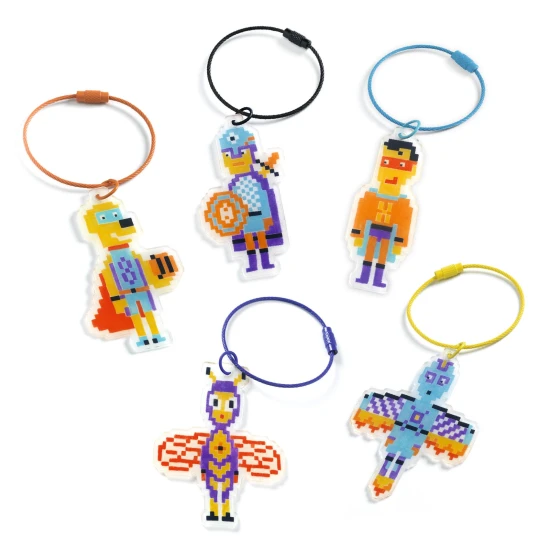 DIY Vyrob si sám Hrdinové Pixel Art