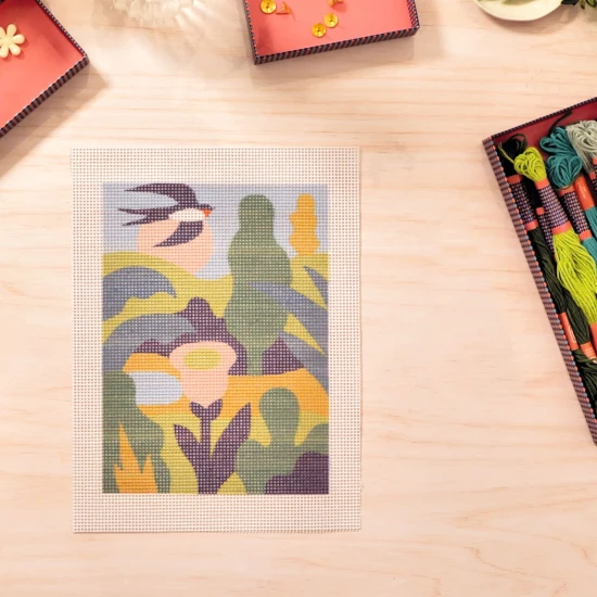 Vyšívání na plátně Ateliér 65