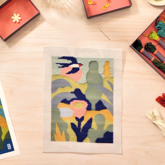 Vyšívání na plátně Ateliér 65