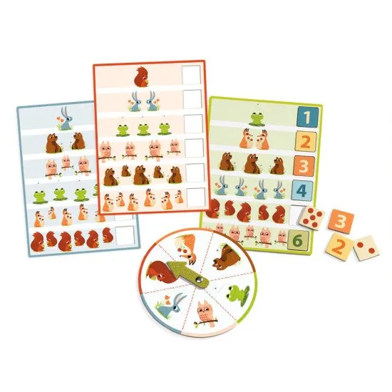 Djeco Hra Eduludo Bingo 1, 2, 3 Hra Eduludo Bingo 1, 2, 3