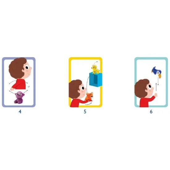 Djeco Hra Moje Veselá džungle Hra Veselá džungle společenská hra plná pohybu a šikovnosti.