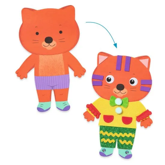 Koláže Obleč zvířátka