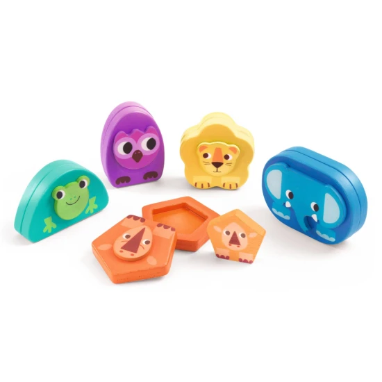 Magnetická skládačka Divoká zvířátka. Společné chvíle plné zábavy a vzdělávání.