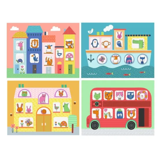 Obkreslování přes pauzovací papír Zvířátka rozvíjí fantazii a tvůrčí myšlení dětí.